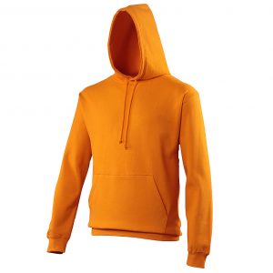 Swimteam College Hooded Sweatshirt Orange Crush