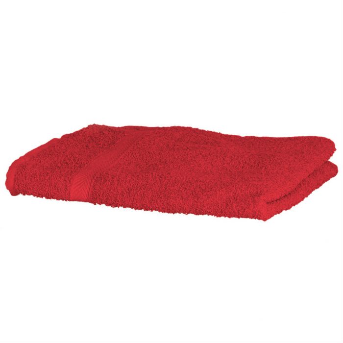 Luxury Swimmers Cotton Towel Red