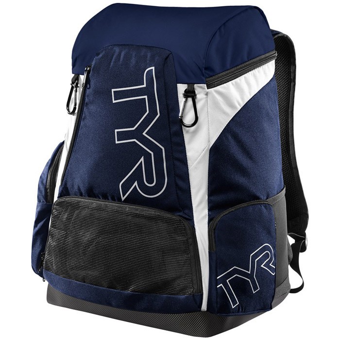 Alliance 45L Navy White Backpack front