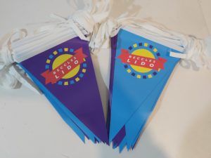 Backstroke flags for Beccles Lido